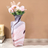 Pink Petal Handblown Glass Vase - Small